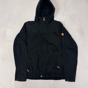 Fjallraven womens Black Hooded Jacket